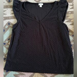 J Crew black top size small
